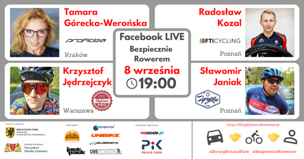 goście webinaru inicjatywy bezpiecznie rowerem